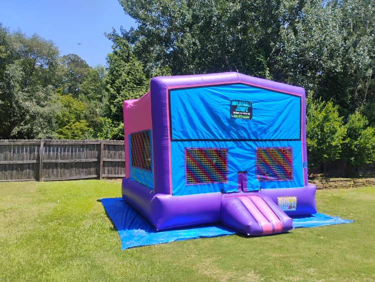 Blue and purple module house