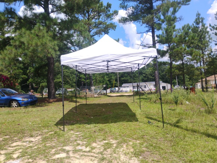 10 x 20 pop up tent white